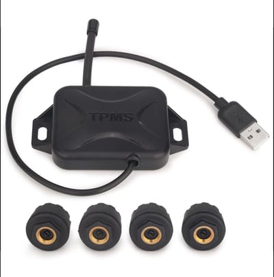 USB TPMS Module voor Android Autostereo met 4 Externe Sensors