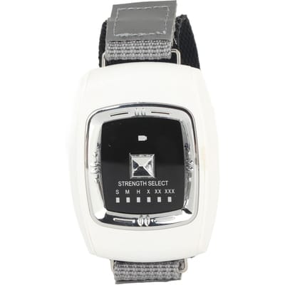 Snurkhorloge Elektrisch Draagbaar 3 Modi Meridiaanbaggering Ademend Verstelbaar Slaaphulphorloge Blauw wit
