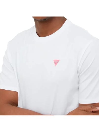 Guess Klassisches Logo Dreieck T-shirt voor heren
