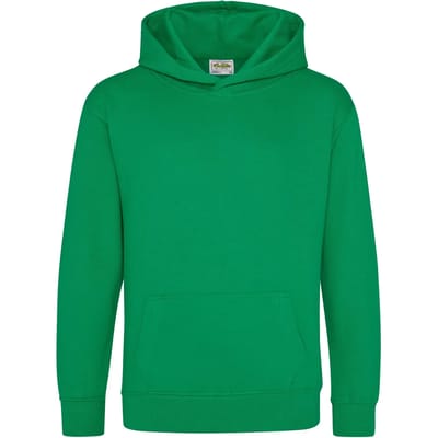 Just Hoods Kids´ Hoodie JH001K - Kelly Green - 7/8 (M)