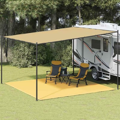 vidaXL - Tenttapijt - 400x400 - cm - beige
