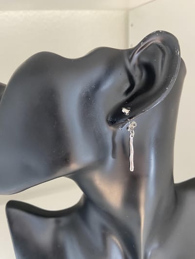 Oorbel jacks met structuur | | Make up | Parfum | Moederdag | Verjaardagscadeau| Cadeautje| Valentijnsdag| Kado | sieraden | vaderdag | oorbellen | oorsieraden