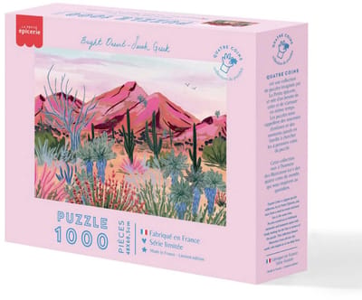 La Petite Epicerie 1000 Stukjes PUZZLE “BRIGHT DESERT" 735g 68.5x48cm kinderen en volwassenen
