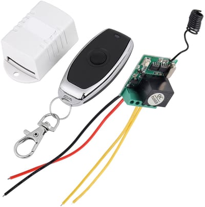 Allecto - Draadloze Afstandsbediening - Momentary Switch met Ontvanger - Voor 4V tot 12V - Gebruiksvriendelijk - Geschikt voor Diverse Toepassingen...