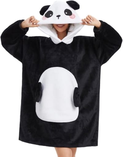 Oversized Hoodie Deken met Mouwen voor Volwassenen - Heerlijk Warm en Comfortabel