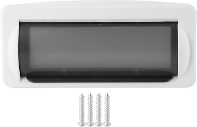 Waterdichte radiohoes voor marine boot - wit - DIN DVD cover - auto audio ontvangers - spatwaterdicht - inbouw - beschermhoes