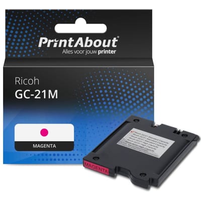PrintAbout huismerk Inktcartridge GC-21M (405534) Magenta Geschikt voor Ricoh
