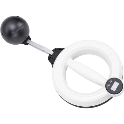 Handzwengel Onderarmtrainer Borsttrainer Schouders en Arm Spier Training Fitnessapparatuur voor Thuis Gym Workout Wit wit