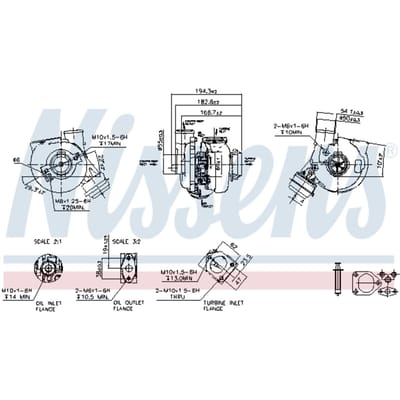 Supercharger, drukvulling NISSENS 93249