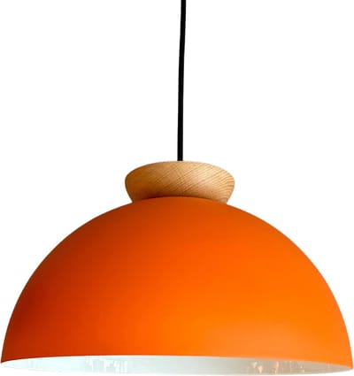 Bamyum Hanglamp Industrieel Metaal Oranje, Hanglamp