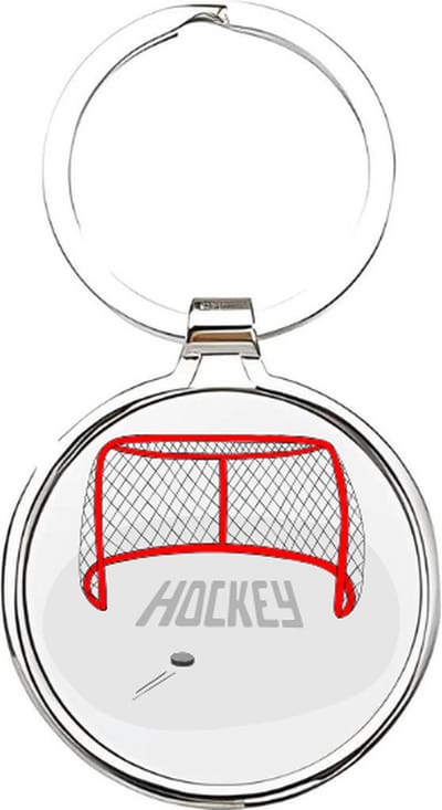 Akyol - IJshockey Sleutelhanger - ijshockey - IJshockeyers - Cadeau - Sport sleutelhanger - sport - Gepersonaliseerd - ijshockeyer - sleutelhanger voor IJshockeyers - stick - sleutelhanger voor jongens - sleutelhanger van een hockeystick - 4 x 7,5 CM