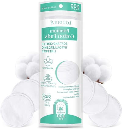 Zachte en Absorberende Katoenen Rond Pads voor Make-up Verwijdering, Huidverzorging en Manicure - 100 Stuks