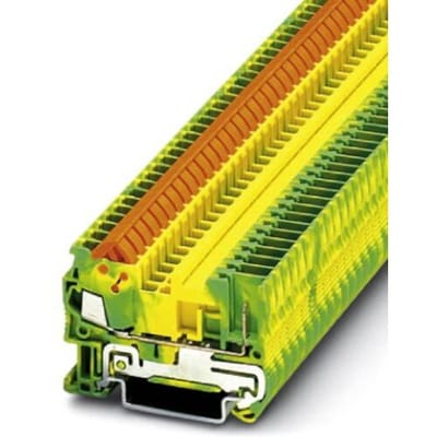 Phoenix Contact 3050099 Aardklem 3-etages 5.2 mm Snelaansluiting Groen, Geel 50 stuk(s)