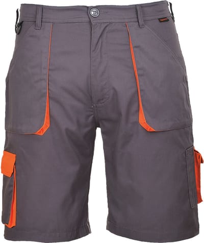 Portwest Portwest Texo Contrast Korte Broek TX14 - Grijs - L