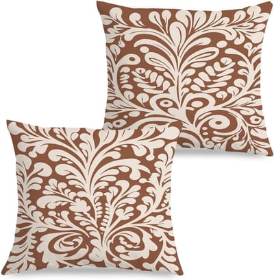 Decoratieve Kussenhoezen - Talavera Decor - Woonkamer Decoratie - Zacht Fluwelen Materiaal - 45x45 cm - Wit