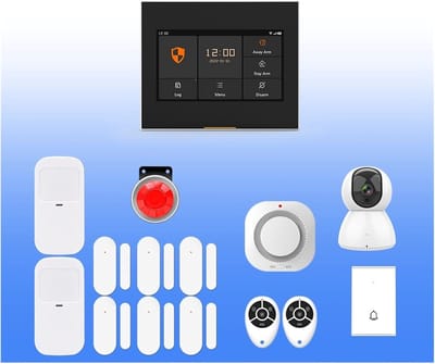Draadloos Alarmsysteem - Huisbeveiliging Kit - Veilige Woning - App Bediening - 99 Zones - Wit