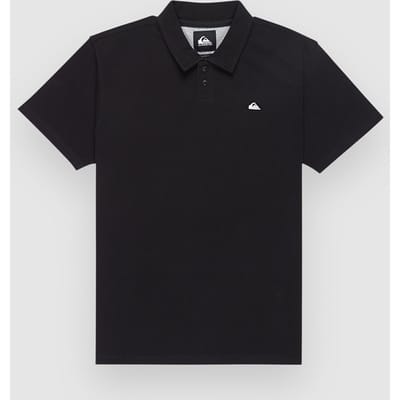 Quiksilver Mw Pique Korte Mouw Poloshirt Zwart L Man