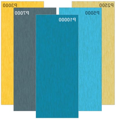 JGS Premium - Schuurpapier Pakket van 30 vellen 2500 3000 5000 7000 en 10000 korrel schuurpapier voor Auto Houten Meubels Steen Verf Metaal Glas 9.5 x 23 cm per vel.