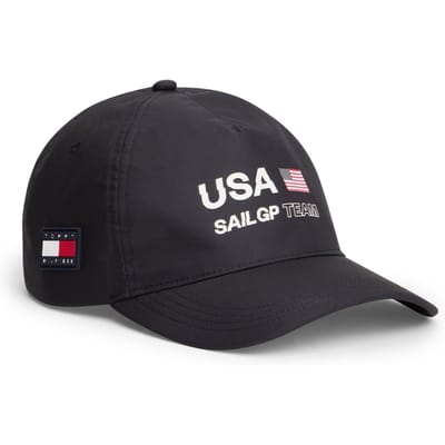 Tommy Hilfiger Unisex Us Sailgp Soft 6 Panel Cap Black Größe: OS | Hüte Outlet | Unisex | Schwarz