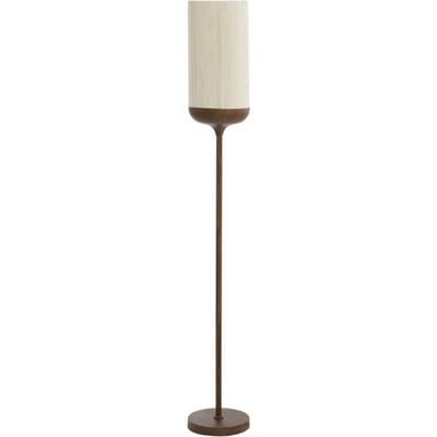 Light & Living Vloerlamp Dania - Crème/Bruin - Ø23x159cm - Modern - Staande lampen voor Woonkamer - Slaapkamer