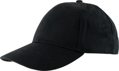 Elevate Unisex Trona 6 Panel Grs gerecycleerde pet zwart