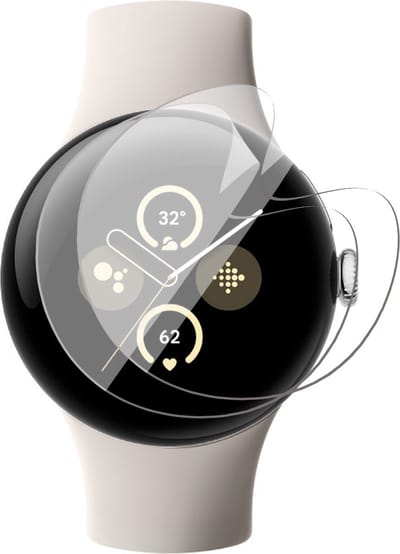 Screenprotector geschikt voor Google Pixel Watch 2 - 2x FlexGuard Screen Protector