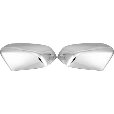 Set Achteruitkijkspiegelkappen Chroom Beschermhoes Geschikt voor ISUZU DMAX 2012 V.2 20122018 white