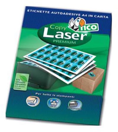 Tico Copy laser premium etiket Wit 1200 stuk(s)