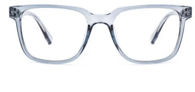 VERTEBRIL Cubo - Sterkte -0.50 – Kleur Kelim Blue - GEEN leesbril - Unisex bril voor veraf - Lichtgewicht montuur – Rechthoekige pasvorm - Hoogwaardig MIN glas - Myopie/bijziendheid - Inclusief etui en doekje