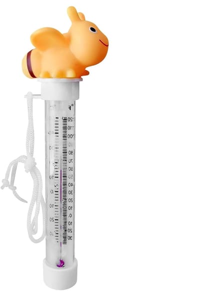 Drijvende Zwembadthermometer - Waterthermometer Badkuip - Water Temperatuur Meten - Grappig Dierontwerp - 21 cm - Kleine bijen