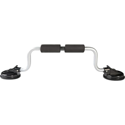 Chargeur de kayak en aluminium Rouleau de kayak avec ventouses robustes pour chargement arrière de voiture argenté