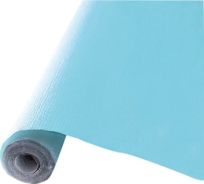 Givi Italia Tafelkleed op rol - 2x - papier - aqua blauw - rechthoekig - 120cm x 5m - Feest/bruiloft tafelkleden