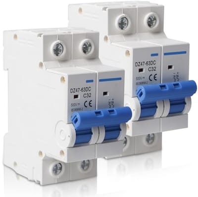 DC Stroomonderbrekers 1000V 32A voor Fotovoltaïsche Systemen - 2 Stuks