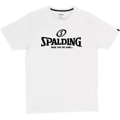 Spalding Essential Logo T-Shirt Heren - Wit | Maat: L