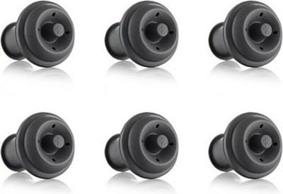 Wine Stoppers Vacuüm Wijndoppen (6 Stuks) - wijnafsluiter- wijnstopper - wijnstop - plug