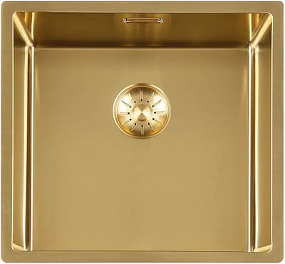 Lorreine spoelbak 40 SP 40x40cm gold