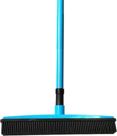 Bovista Huisdierhaar Verwijderaar - Kattenhaar Verwijderaar - Haarverwijderaar - Voor Huisdieren - Kappersbezem - Rubber - Blauw