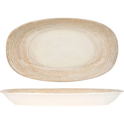 Bonna Serveerschaal - Patera - Porselein - 34x19 cm - set van 2