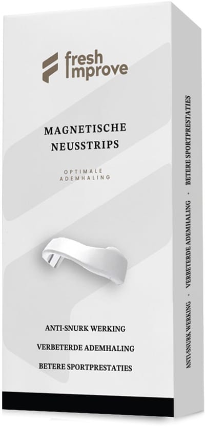 Fresh improve® Premium Magnetische Neusspreiders – Anti-snurk & Beter Ademen – 30 stuks – Wit