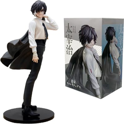 22cm Anime Figuur Bungo Stray Dogs Jeugd Dazai Osamu Chuuya Nakahara Figuur PVC Model Cartoon Figuur Decor Verzameling Speelgoed Cadeau
