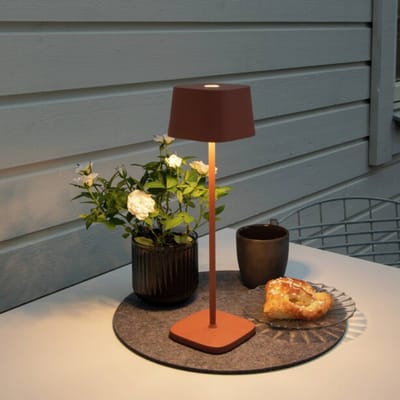 Konstsmide Tuin Tafellamp Capri | 2.2W LED | Aluminium | 2700K/3000K | IP54 | Dimbaar | USB Oplaadbaar