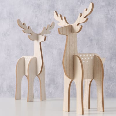 Hertfiguur Rugen MDF H40,2cm