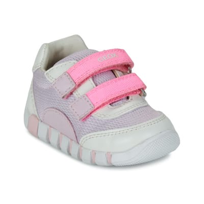 GEOX IUPIDOO PEUTER Sneakers - WIT/LILA - Maat 18