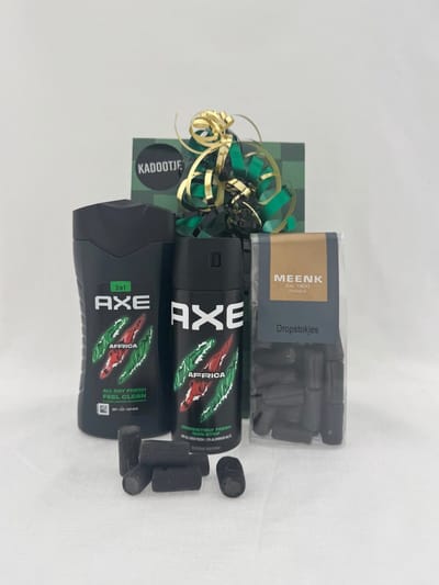 Kadootje •Cadeaupakket Heren• Axe Africa - Cadeau voor Mannen - Perfect Gifts