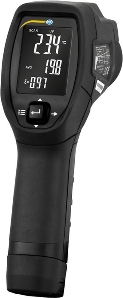 Thermometer met instelbare alarmgrenzen PCE-ILD 10 - meetbereik -50 ... 500 °C