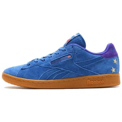Bodega x Reebok NPC UK Lagoon Heren Sneakers Blauw Mat-Goud Paars BD2813 42.5 blue