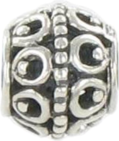Quiges - 925 - Zilveren - Bedels -Sterling zilver - Beads - Abstract Kraal Charm - Geschikt – voor - alle bekende merken - Armband Z681