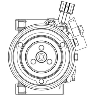 Airco-compressor MAHLE ACP 633 000P