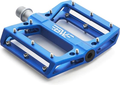 Lichtgewicht Aluminium Platte Pedalen voor MTB en BMX - Superbrede CNC Gefreesde Pedalen met Grip en Comfort