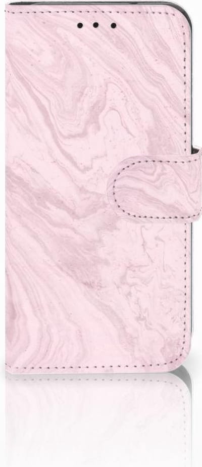 Samsung Galaxy S10e Bookcase Marble Pink - Origineel Cadeau Vriendin
